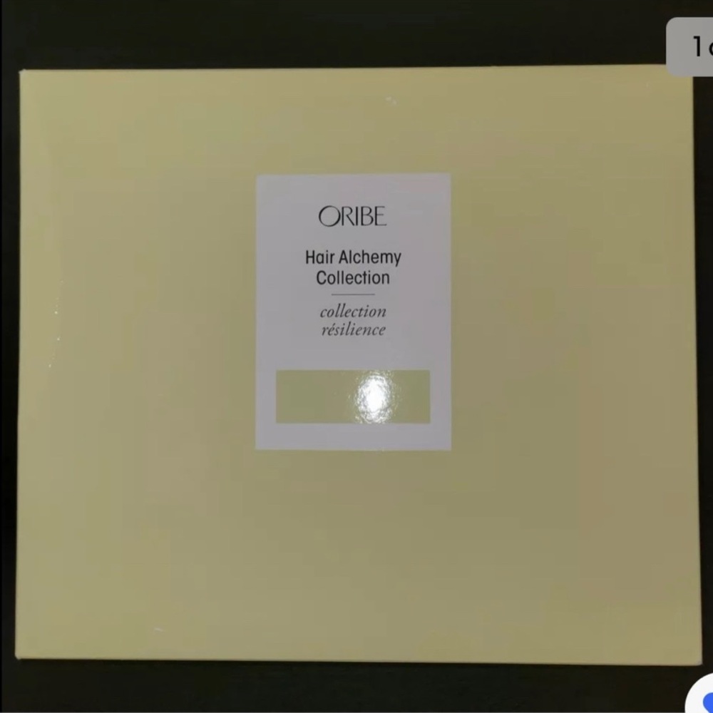 Oribe hair alchemy collection 3 piece gift box set shampoo conditioner serum.